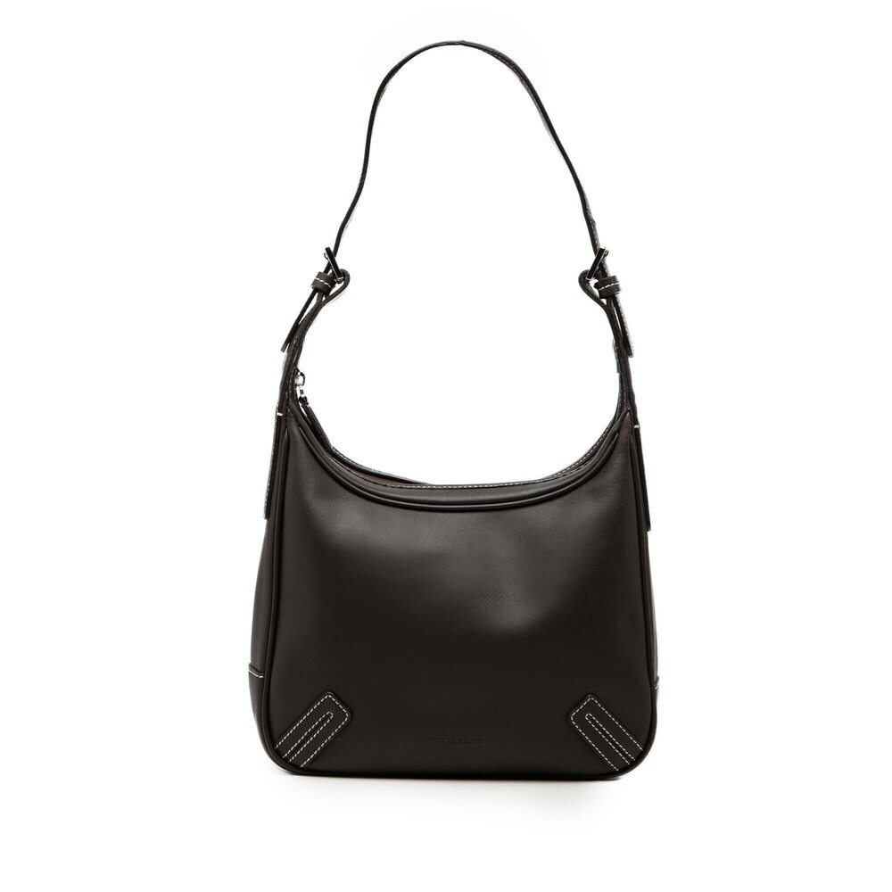 Pre-Loved Burberry Leather Shoulder Bag - Picture 1 of 6